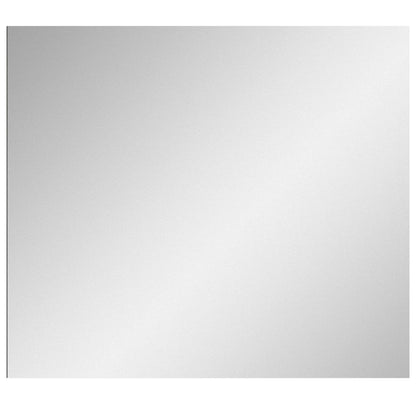 Homes & Jones Spiegel 60 cm, glatte Spiegeloberfläche mit schmalem dunklem Rand