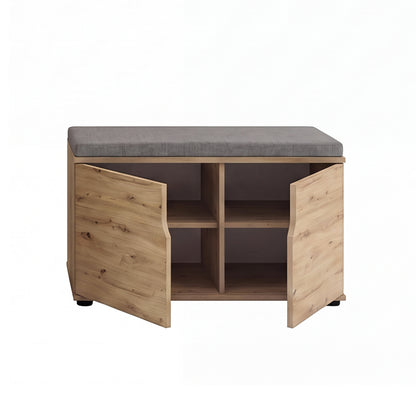 Keno Sitzbank inkl. Sitzkissen (B/H/T: 80x44x37 cm) in Artisan Eiche Nachbildung