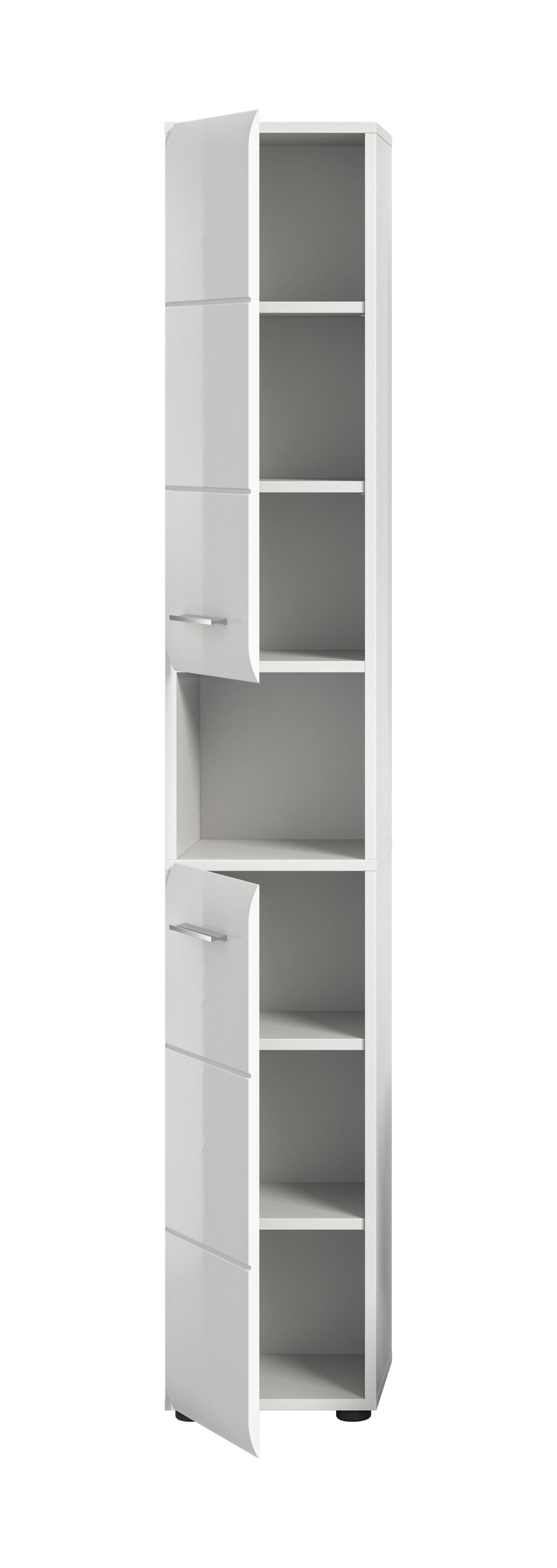 Homes & Jones Badhochschrank schmal 30 cm breit, Badschrank, Badmöbel