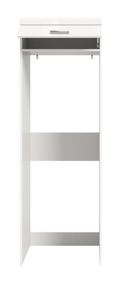 Scout Waschmaschinenschrank  (B/H/T: 66x200x68 cm) in Weiß hochglanz und Weiß