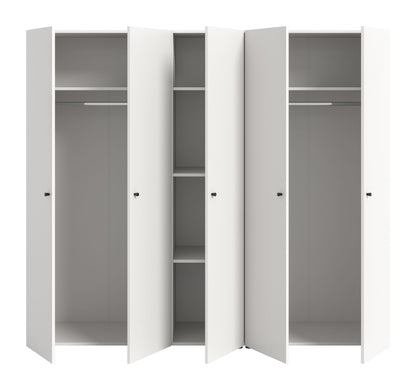 Combinaison d'armoires DARWIN (L/H/P : env. 200/176/51 cm) en anthracite/anthracite