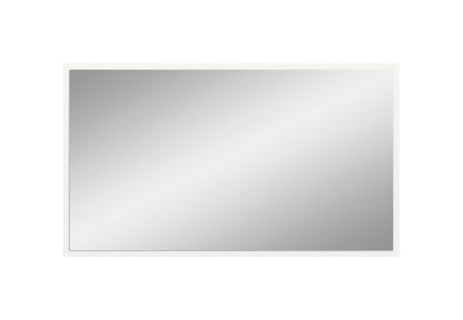 Miroir VAGA (L/H/P : env. 83/48/2 cm) en blanc/blanc