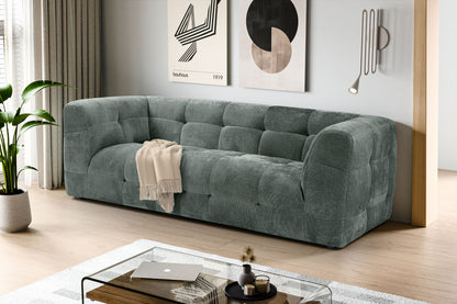 Homes & Jones Sofa 2,5-Sitzer Modernes Polstersofa m. Stoffbezug in Flachgewebe