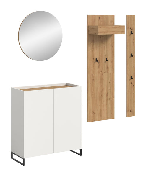 Ensemble de meubles d'entrée DRIVE (L/H/P : env. 206/197/38 cm) en sauge/sauge