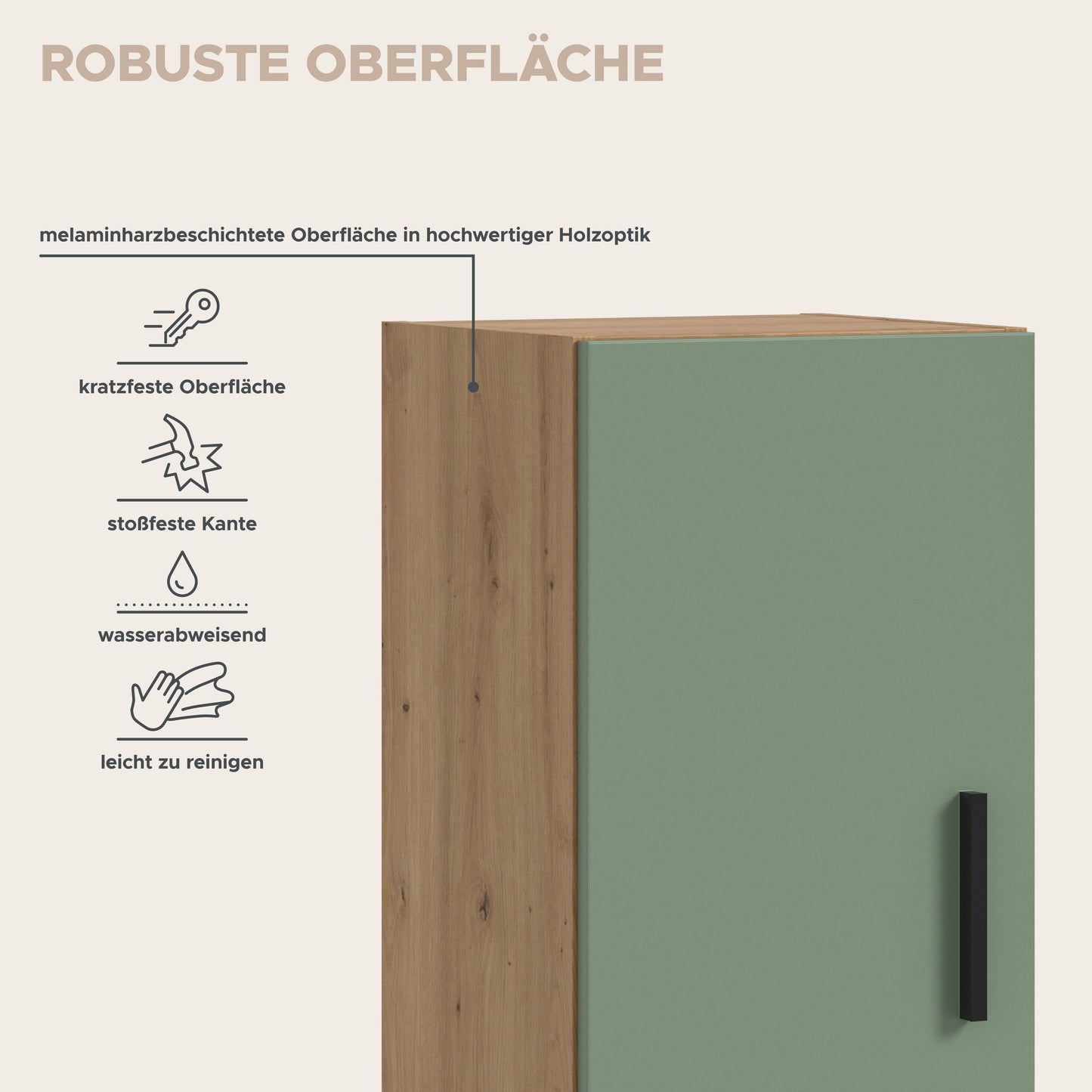 Homes & Jones Wohnwand 2-tlg. TV Möbel Modular Lowboard, Wohnzimmerschrank