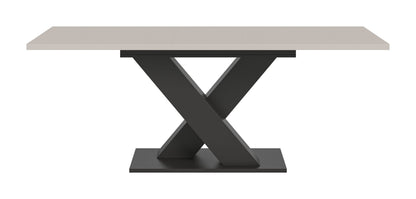 Table de salle à manger MOTION (L/H/P : env. 150/76/90 cm) en blanc/cachemire