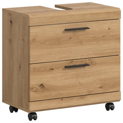 Homes & Jones Waschbeckenunterschrank auf Rollen, Schrank easy to handle
