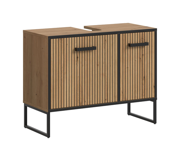 Waschbeckenunterschrank BAGNO (B/H/T: ca. 80/63/36 cm) in Artisan Oak Nachbildung/Artisan Oak Nachbildung