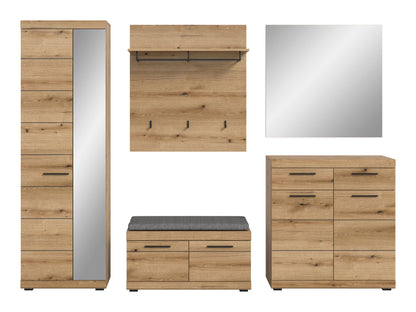 Homes & Jones Garderobe 5-tlg., Garderobenkomplettset, Dielenmöbel-Flurmöbel