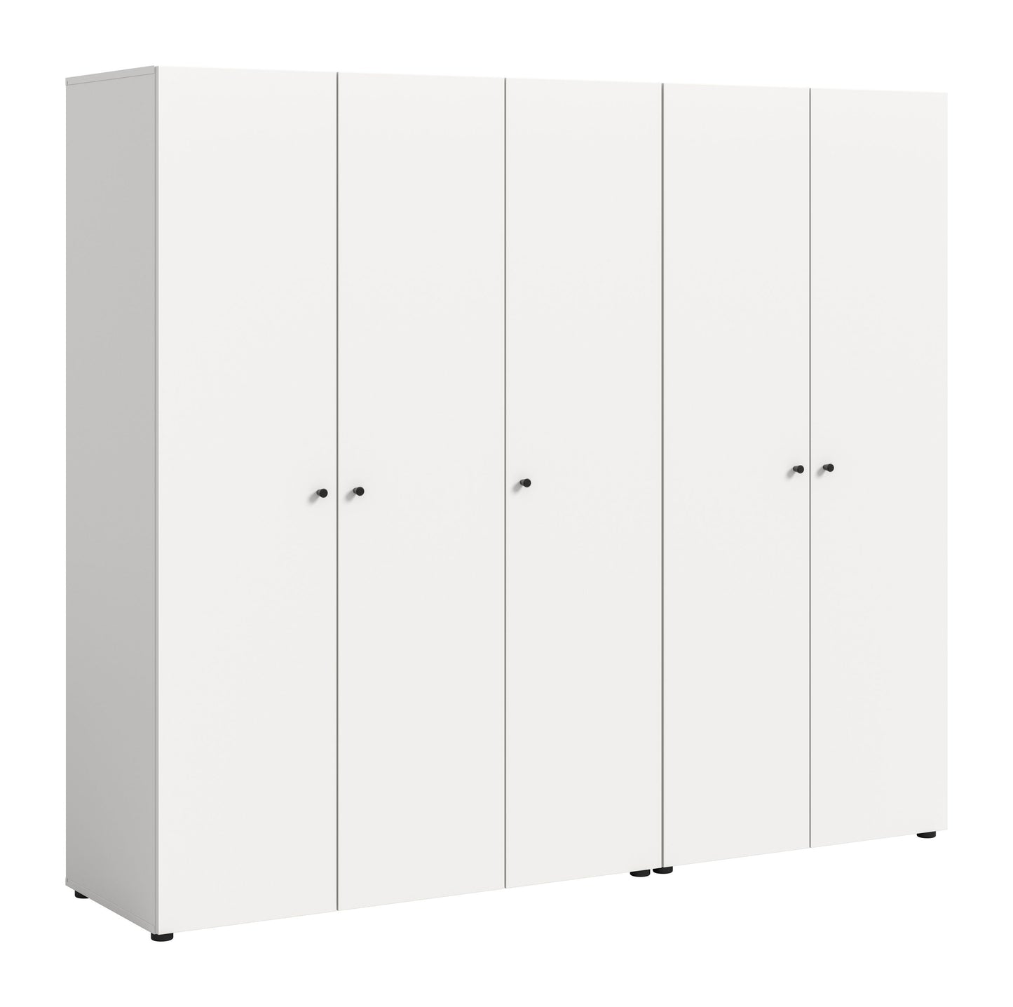 Combinaison d'armoires DARWIN (L/H/P : env. 200/176/51 cm) en anthracite/anthracite