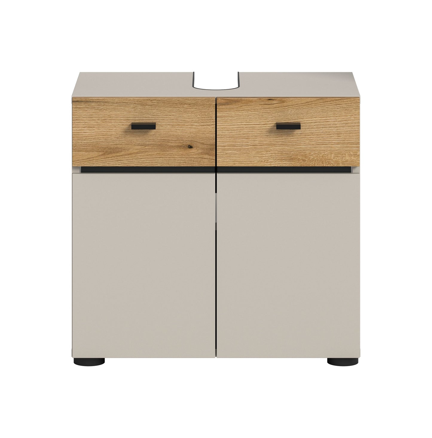 Homes & Jones Waschbeckenunterschrank 60 cm breite, Badezimmerschrank, Badmöbel