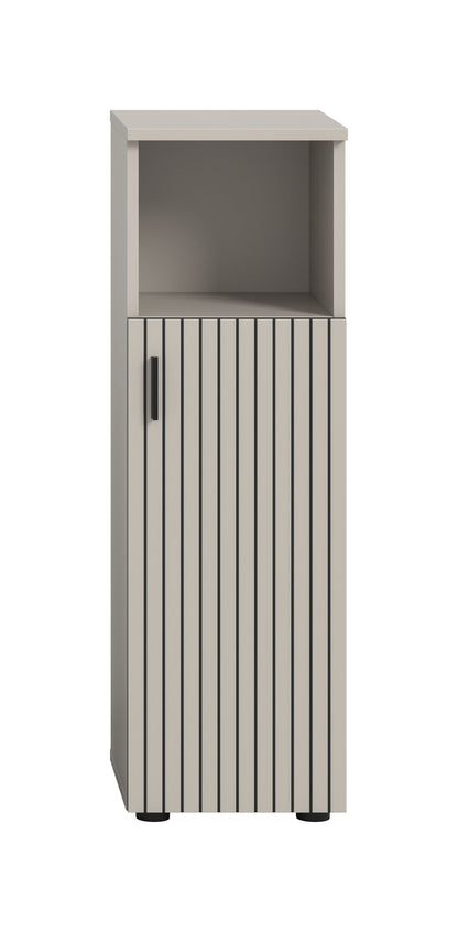 Meuble de salle de bain MONE (L/H/P : env. 30/95/30 cm) coloris Cachemire/Cachemire