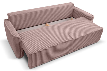 Canapé-lit Grubs – Canapé moderne en velours côtelé avec fonction couchage