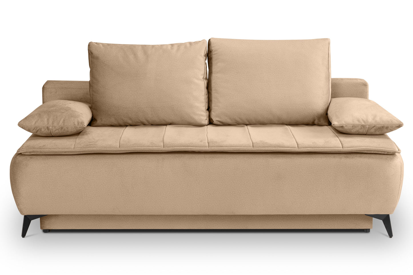 Canapé convertible Sendi – Luxueux canapé en velours avec fonction couchage