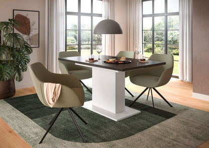 Homes & Jones Esstisch 150x76x90 cm, Esszimmertisch-Tisch mit Säulen Gestell