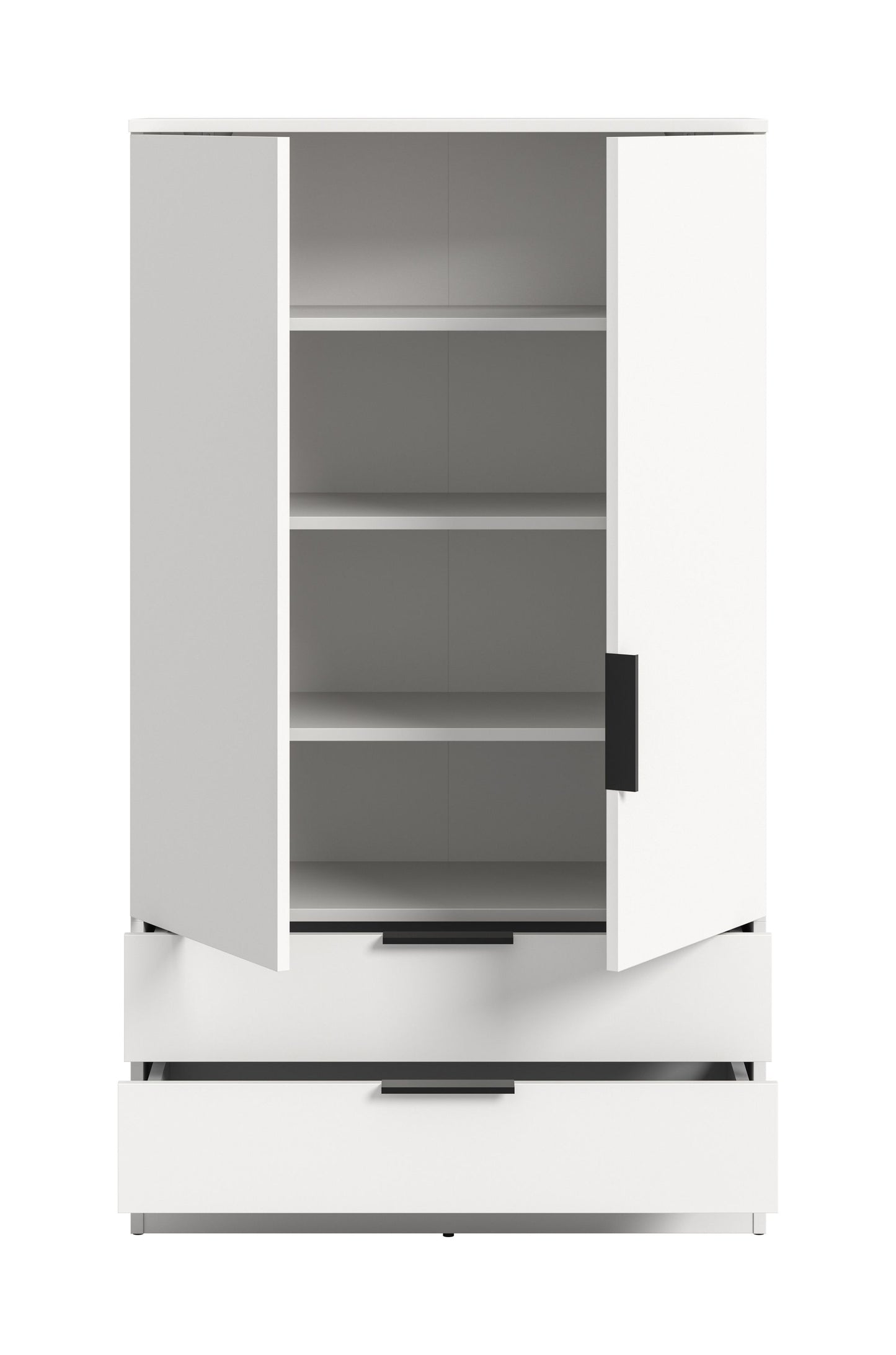 Homes & Jones Kleiderschrank 80 cm, Jugendzimmerschrank mit Schubladen