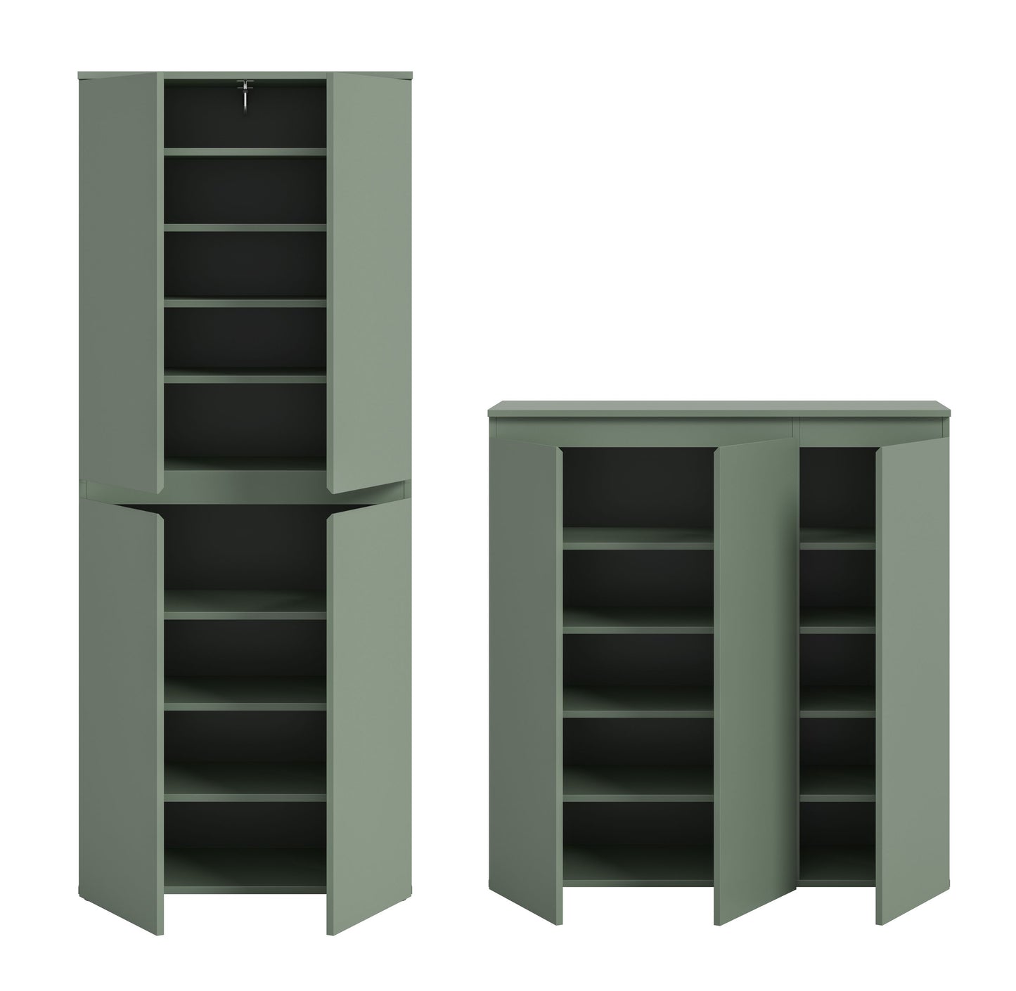 Homes & Jones Universalschrank 2-tlg., Mehrzweckschrank, Breite Gesamt 190 cm