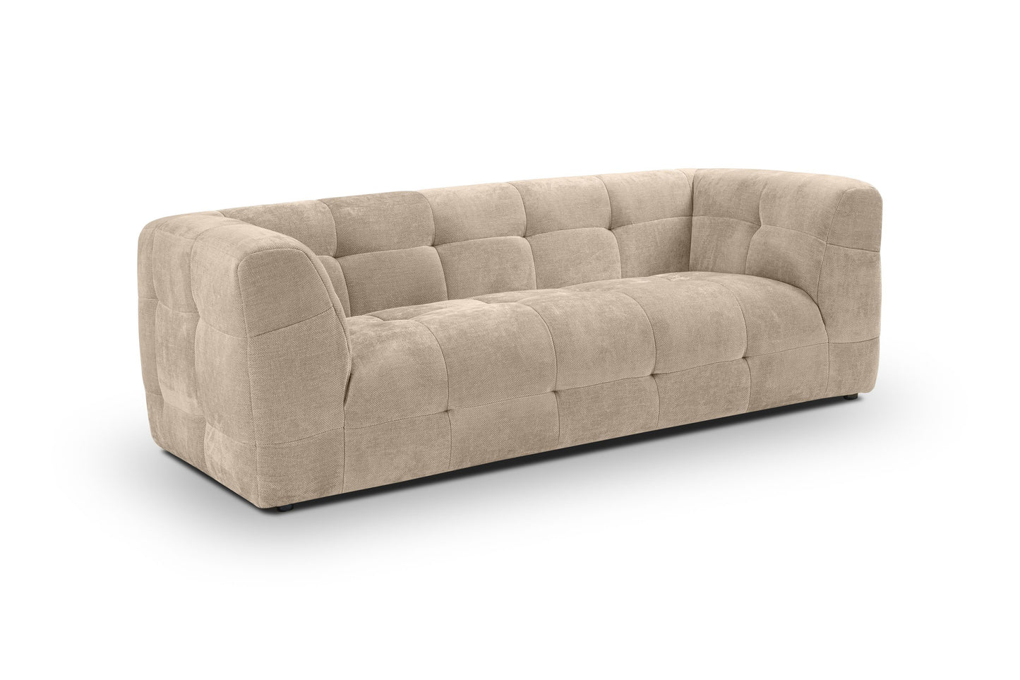 Homes & Jones Sofa 2,5-Sitzer Modernes Polstersofa m. Stoffbezug in Flachgewebe