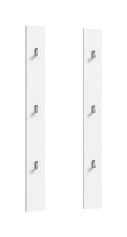 Panneau lot de 2 PROJEKT X (L/H/P : env. 13/115/3 cm) en blanc/blanc brillant