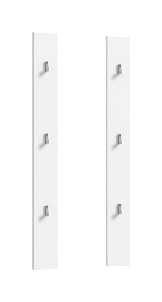 Panneau lot de 2 PROJEKT X (L/H/P : env. 13/115/3 cm) en blanc/blanc brillant