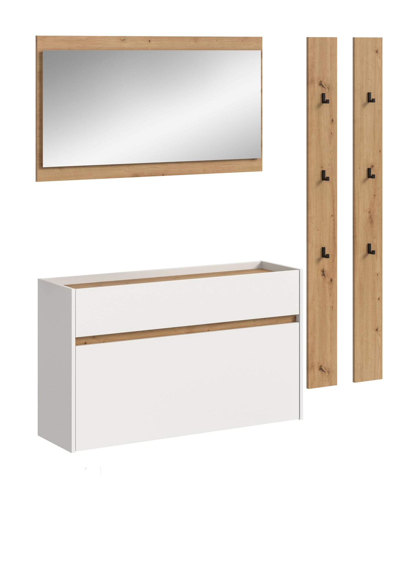 Ensemble de meubles d'entrée DRIVE (L/H/P : env. 172/192/32 cm) en Salbei/Salbei