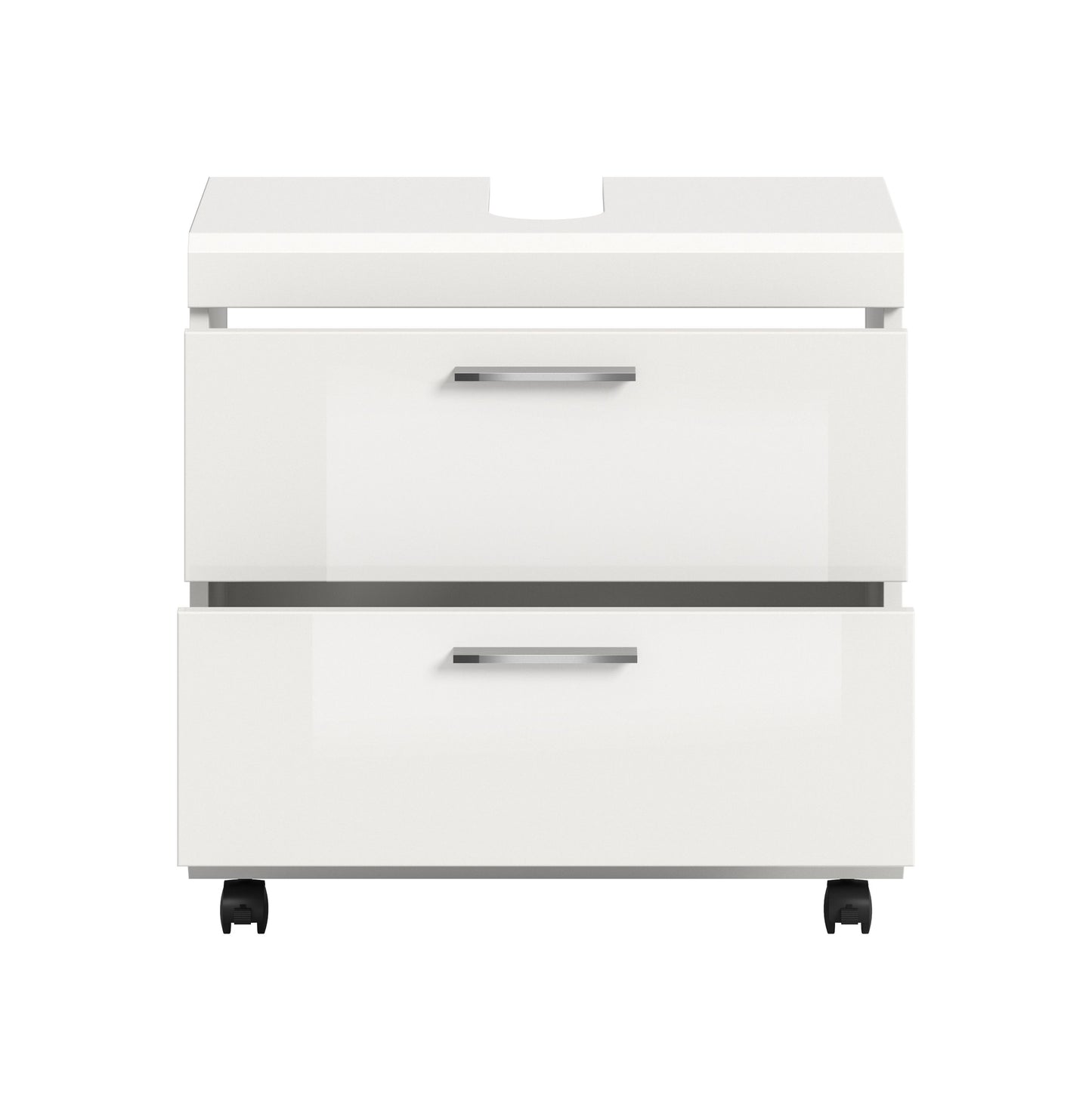Homes & Jones Waschbeckenunterschrank auf Rollen, Schrank easy to handle