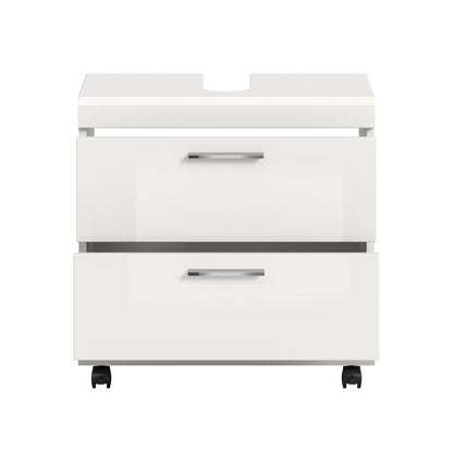 Homes & Jones Waschbeckenunterschrank auf Rollen, Schrank easy to handle