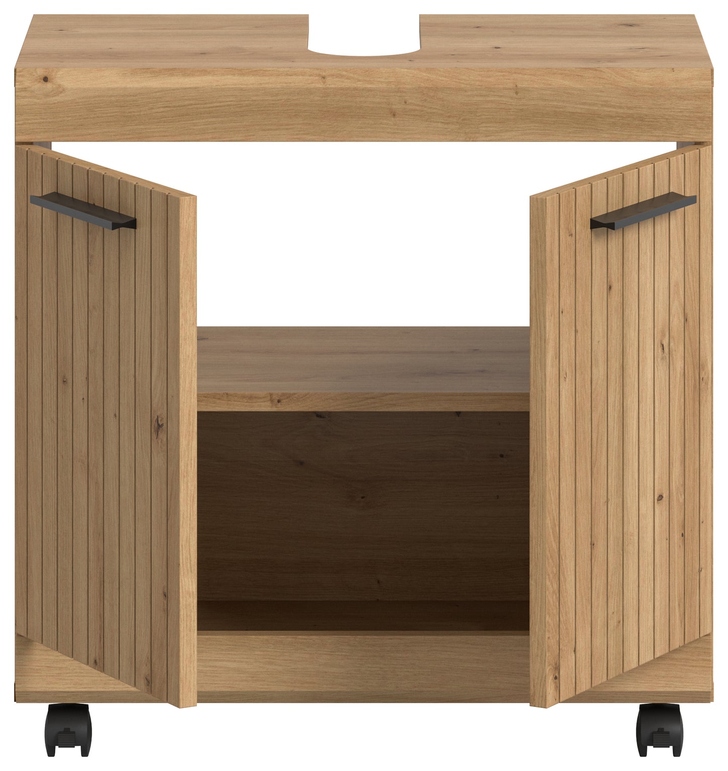 Homes & Jones Waschbeckenunterschrank auf Rollen, Schrank easy to handle
