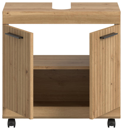 Homes & Jones Waschbeckenunterschrank auf Rollen, Schrank easy to handle