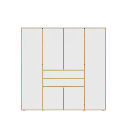 Homes & Jones Kleiderschrank 4trg., Gesamtbreite 197 cm, Universalschrank