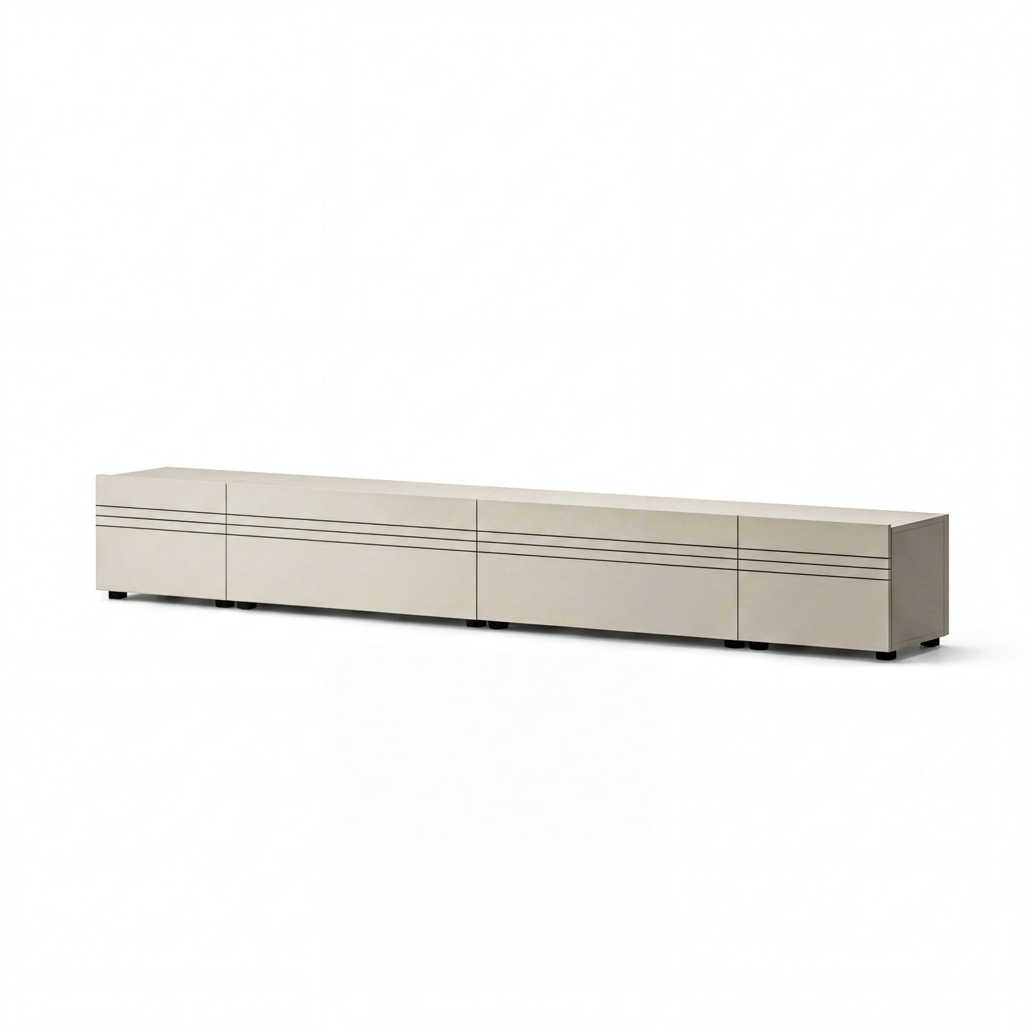 Beach Lowboard stehend  (B/H/T: 270x36x34 cm) in Kaschmir