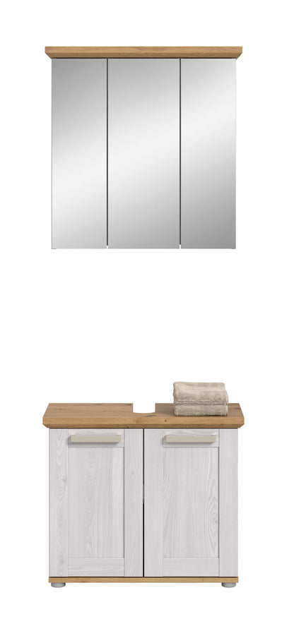 Bathroom set VERONA (W/H/D: approx. 69/187/34 cm) in Sibiu Larch reproduction/Sibiu Larch reproduction