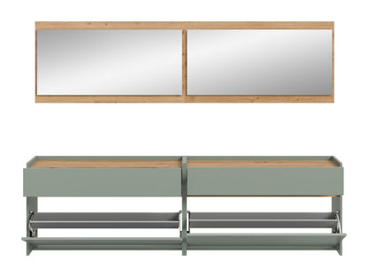 Homes & Jones Garderobe 4-tlg., Garderobenkomplettset, Dielenmöbel-Flurmöbel