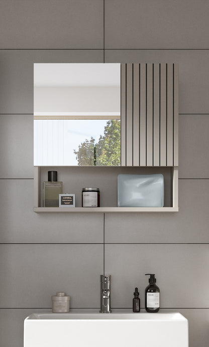 Armoire de toilette MONE (L/H/P : env. 60/55/17 cm) en Cachemire/Cachemire