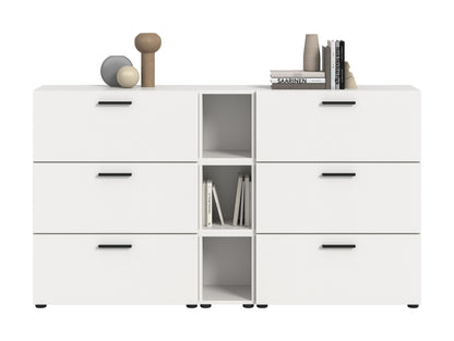 Homes & Jones Wohnwand 3-tlg. TV Möbel Modular Lowboard, Wohnzimmerschrank
