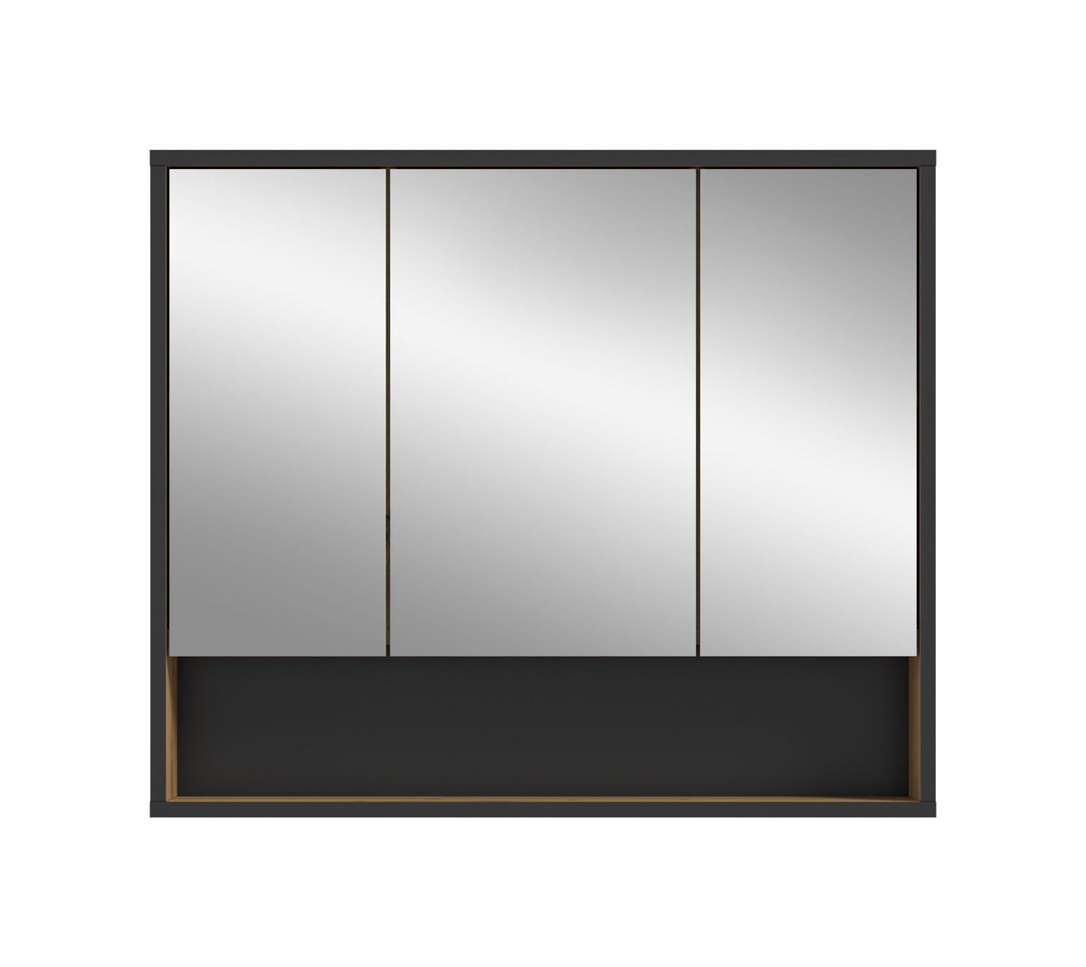 Mirror Cabinet BAGNO (W/H/D: approx. 80/68/19 cm) in Artisan Oak finish/Artisan Oak finish