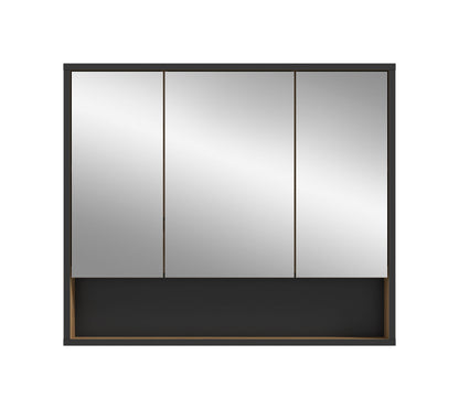 Mirror Cabinet BAGNO (W/H/D: approx. 80/68/19 cm) in Artisan Oak finish/Artisan Oak finish