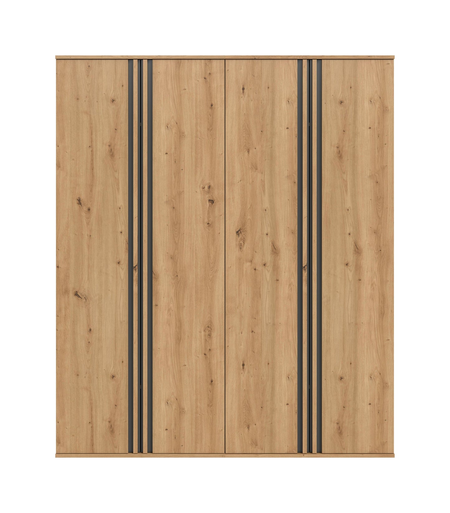 Homes & Jones Kleiderschrank 2-tlg., Schlafzimmerschrank 2x je 80 cm breit, 160 cm