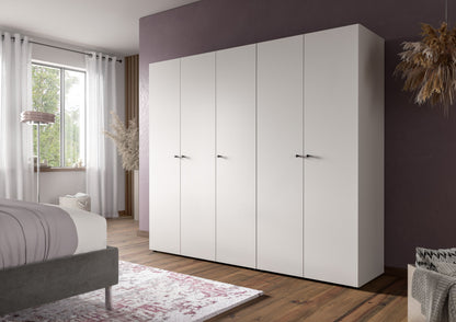 Combinaison d'armoires DARWIN (L/H/P : env. 200/176/51 cm) en anthracite/anthracite
