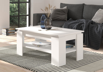 Table basse TITAN (L/H/P : env. 100/45/60 cm) en imitation chêne Artisan/imitation chêne Artisan