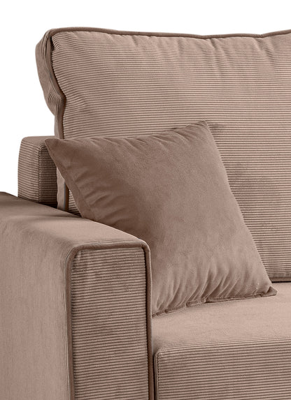 Canapé-lit Marti – Canapé moderne en velours côtelé avec fonction couchage