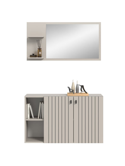 Homes & Jones Garderobe 2-tlg. Garderoben Set, Flurmöbel-Dielenmöbel