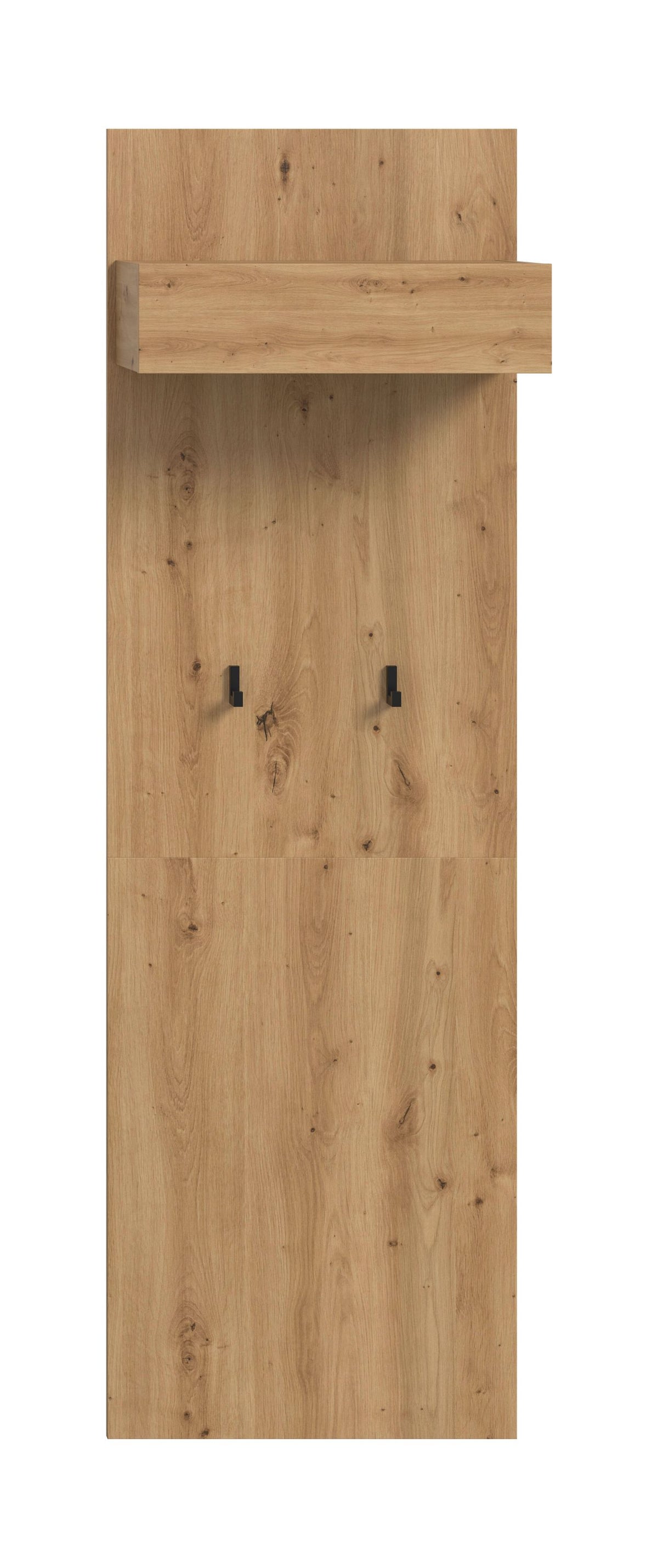 DRIVE coat rack panel (W/H/D: approx. 50/160/27 cm) in Artisan Oak repro/Artisan Oak repro