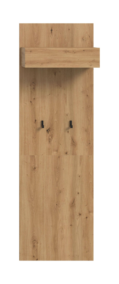 DRIVE coat rack panel (W/H/D: approx. 50/160/27 cm) in Artisan Oak repro/Artisan Oak repro