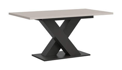 Table de salle à manger MOTION (L/H/P : env. 150/76/90 cm) en blanc/cachemire