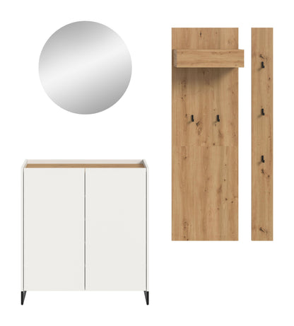 Ensemble de meubles d'entrée DRIVE (L/H/P : env. 206/197/38 cm) en sauge/sauge