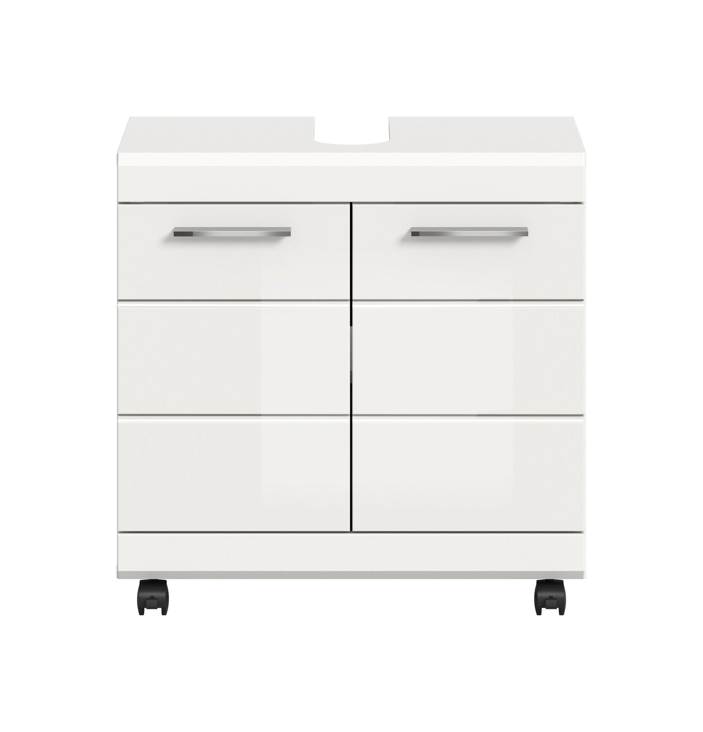 Homes & Jones Waschbeckenunterschrank auf Rollen, Schrank easy to handle