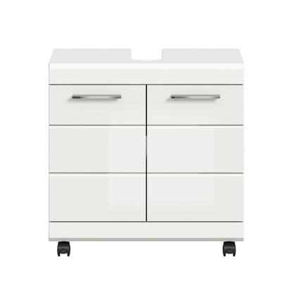 Homes & Jones Waschbeckenunterschrank auf Rollen, Schrank easy to handle