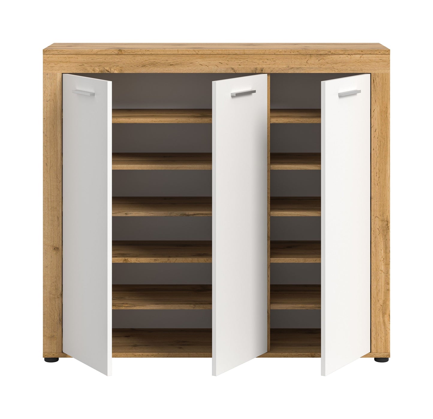 Homes & Jones Schuhschrank 120 cm breite, Garderobenschrank-Universalschrank