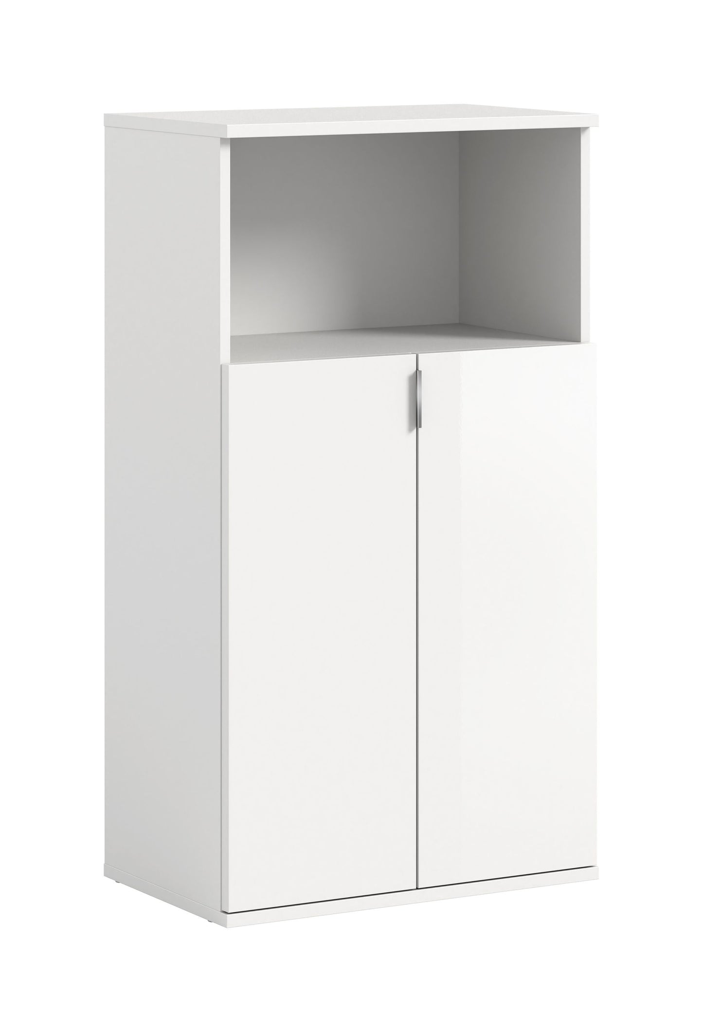 Homes & Jones Schuhkommode weiß Hochglanz Front, Schuhschrank, Flurmöbel